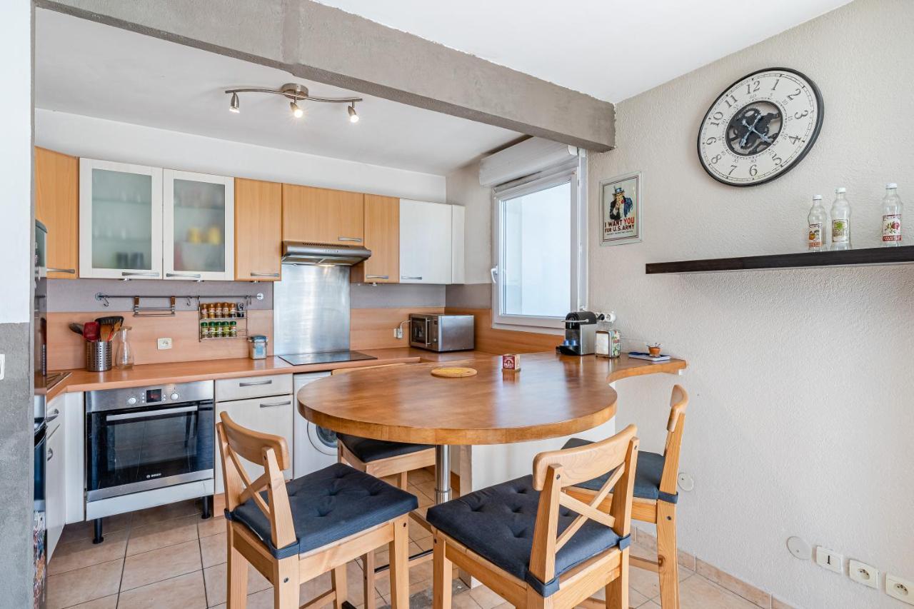 La Joliette; Duplex 2 Chambres, Parking Inclus+ Terrasse+ Ascenseur Marseille Eksteriør billede