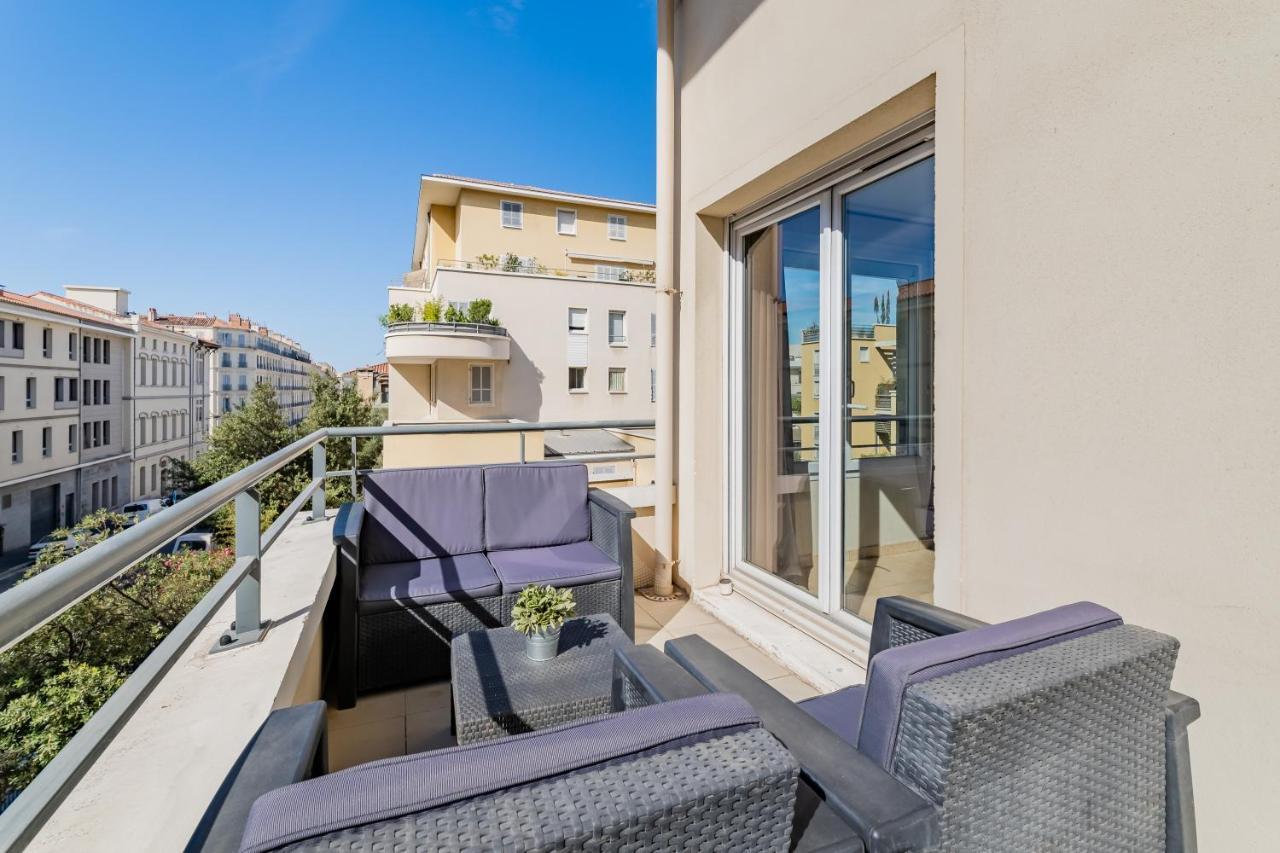 La Joliette; Duplex 2 Chambres, Parking Inclus+ Terrasse+ Ascenseur Marseille Eksteriør billede