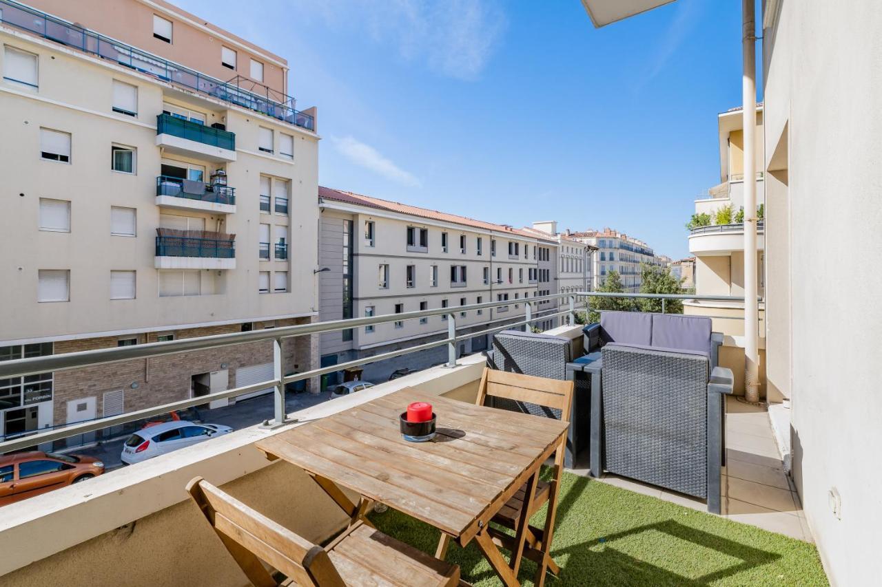 La Joliette; Duplex 2 Chambres, Parking Inclus+ Terrasse+ Ascenseur Marseille Eksteriør billede